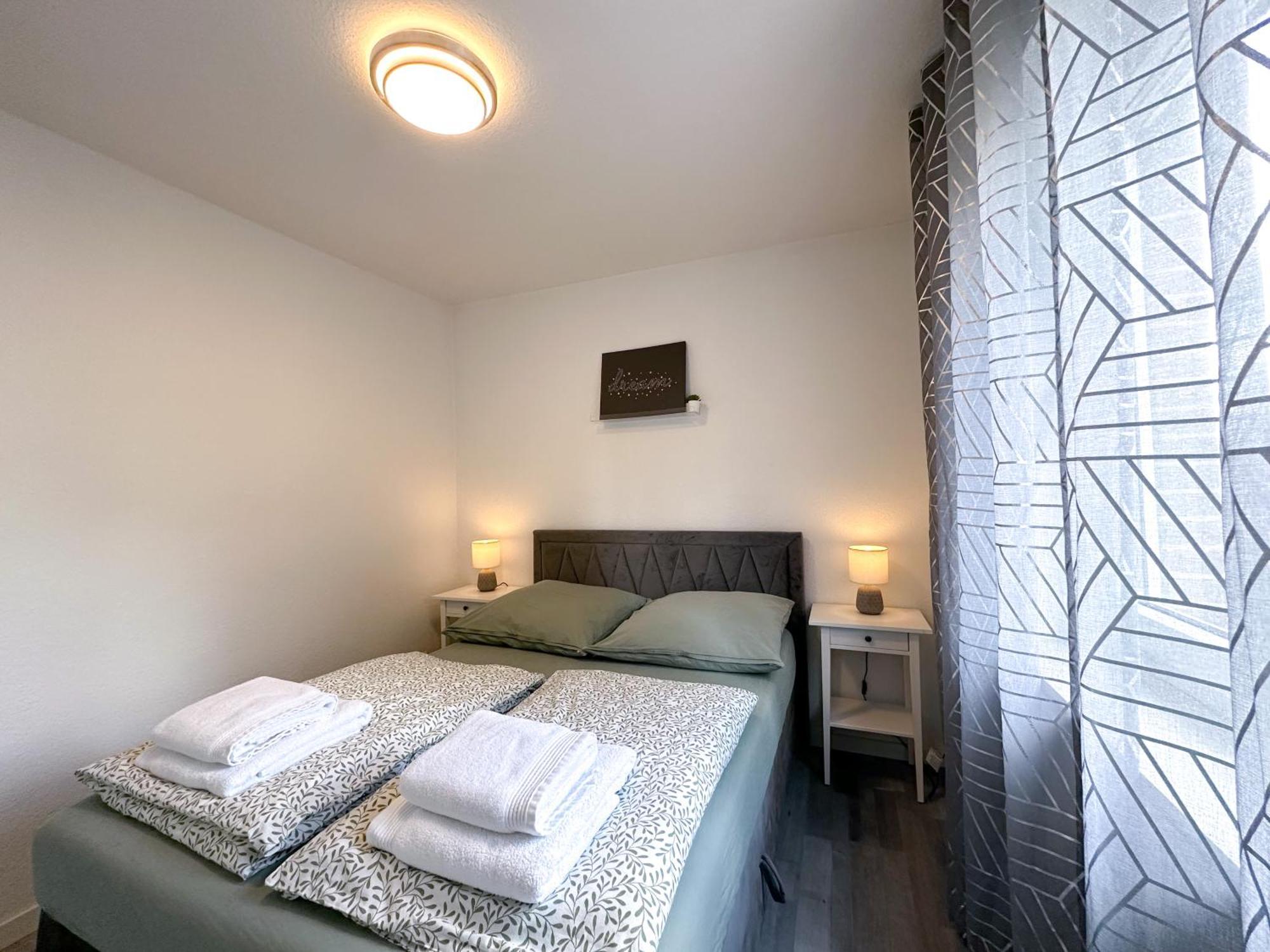 Stilvolles, Frisch Renoviertes 2Zi Apartment Mit Kueche Und Balkon In Kliniknaehe Bad Oeynhausen Exterior foto